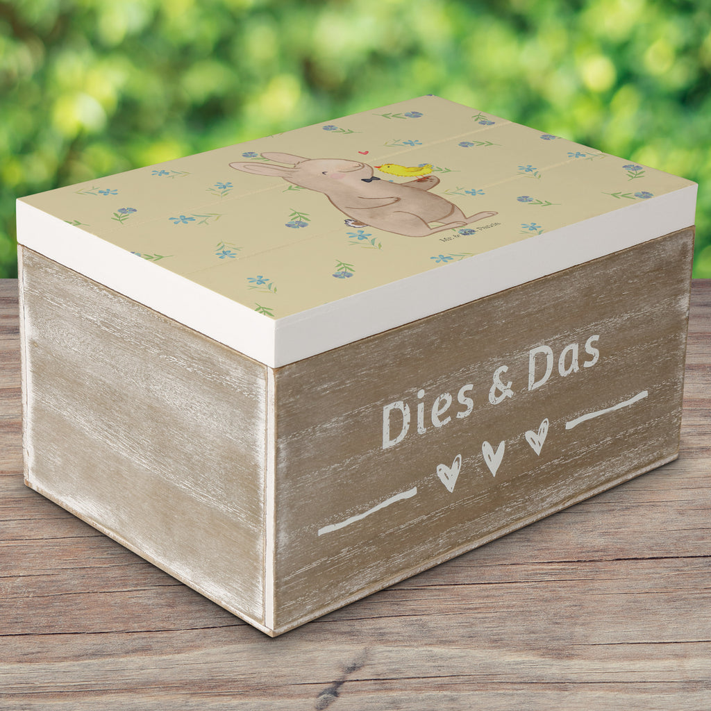 Holzkiste Hase mit Küken Holzkiste, Kiste, Schatzkiste, Truhe, Schatulle, XXL, Erinnerungsbox, Erinnerungskiste, Dekokiste, Aufbewahrungsbox, Ostern, Osterhase, Ostergeschenke, Osternest, Osterdeko, Geschenk zu Ostern