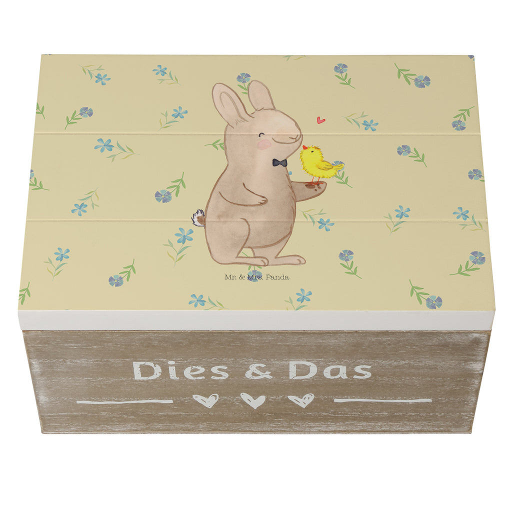 Holzkiste Hase mit Küken Holzkiste, Kiste, Schatzkiste, Truhe, Schatulle, XXL, Erinnerungsbox, Erinnerungskiste, Dekokiste, Aufbewahrungsbox, Ostern, Osterhase, Ostergeschenke, Osternest, Osterdeko, Geschenk zu Ostern