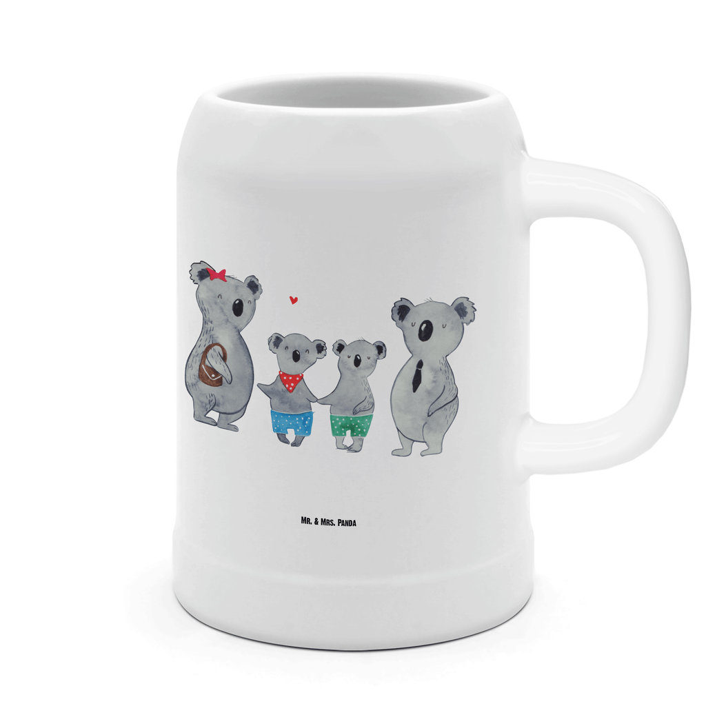 Bierkrug Koala Familie zwei Bierkrug, Bierkrüge, Bierkrug Steingut, Steinkrüge, 0, 5 l, 500ml, Krug, Familie, Vatertag, Muttertag, Bruder, Schwester, Mama, Papa, Oma, Opa, Koala, Koalabär, beste Familie, Familienzeit, Familienleben, Koalafamilie, Lieblingsfamilie