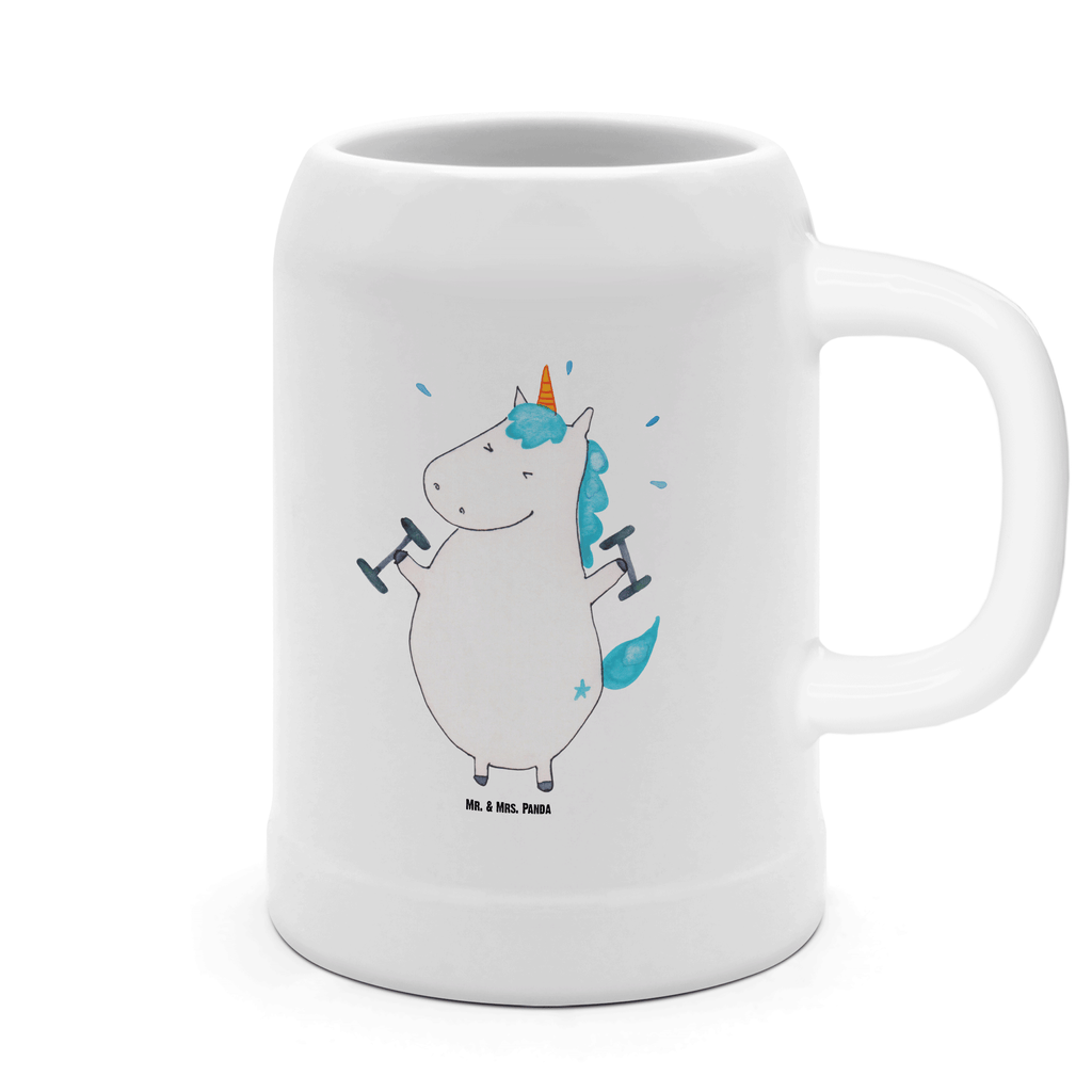 Bierkrug Einhorn Fitness Bierkrug, Bierkrüge, Bierkrug Steingut, Steinkrüge, 0, 5 l, 500ml, Krug, Einhorn, Einhörner, Einhorn Deko, Pegasus, Unicorn, Gym, Fitness, Fitnessstudio, Diät, Abnehmen, Sport, Pumpen, Geräte, Sixpack
