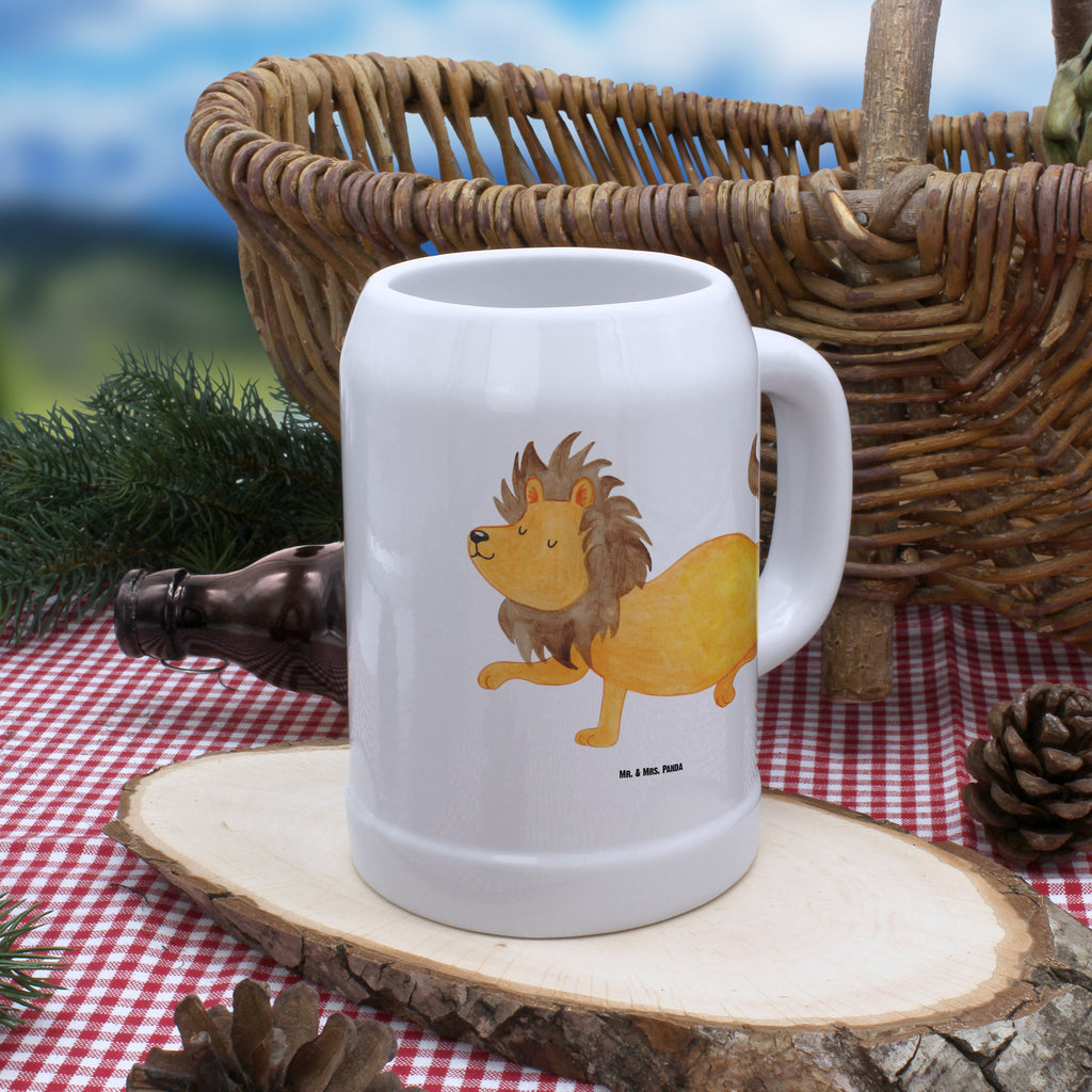 Bierkrug Sternzeichen Löwe Löwe Geschenk, Löwe Sternzeichen, Geschenk Juli, Geburtstag Juli, Geschenk August, Geburtstag August, König der Tiere Bierkrug, Bierkrüge, Bierkrug Steingut, Steinkrüge, 0,5 l, 500ml, Krug  Tierkreiszeichen, Sternzeichen, Horoskop, Astrologie, Aszendent