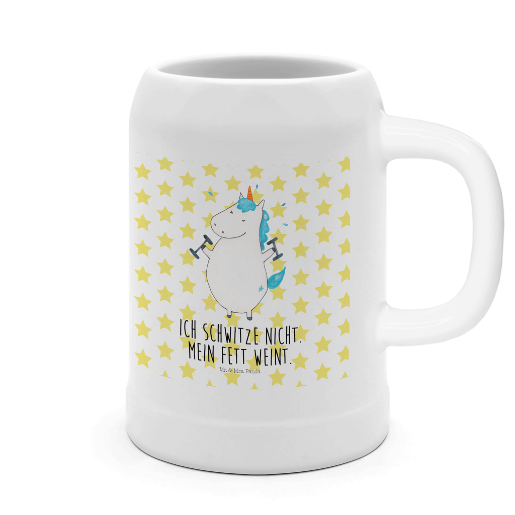 Bierkrug Einhorn Fitness Bierkrug, Bierkrüge, Bierkrug Steingut, Steinkrüge, 0, 5 l, 500ml, Krug, Einhorn, Einhörner, Einhorn Deko, Pegasus, Unicorn, Gym, Fitness, Fitnessstudio, Diät, Abnehmen, Sport, Pumpen, Geräte, Sixpack
