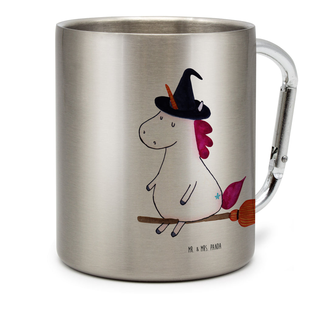 Edelstahlbecher Einhorn Hexe Edelstahltasse, Karabiner, Edelstahlbecher, Outdoor, Camping, Tasse, Becher, Einhorn, Einhörner, Einhorn Deko, Pegasus, Unicorn, Frau, Ehefrau, Hexe, Teufel, Engel, Verrückte, Freundin, Leben, Zicke