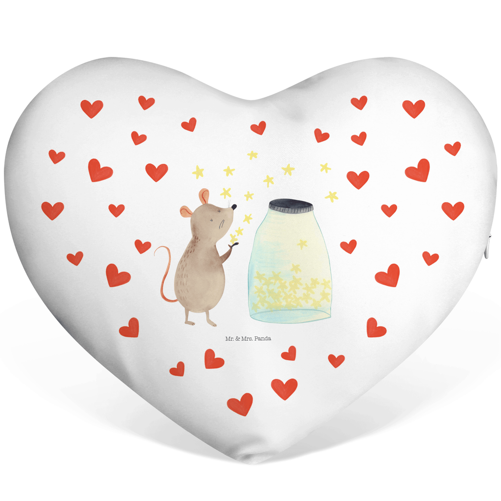 Herzkissen Maus Sterne Kissen, Herzkissen, Herzform, Herz, Dekokissen, Tiermotive, Gute Laune, lustige Sprüche, Tiere, Maus, Sterne, Wunsch, Kind, Taufe, Taufgeschenk, Geburt, Schwangerschaft, erstes Kind, Kindergeburtstag, Geburtstag, Hoffnung, Träume