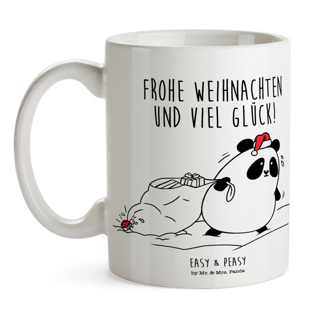 Tasse Easy & Peasy Frohe Weihnachten  Becher, Kaffeetasse, Kaffeebecher, Tee, Frühstück, Büro  