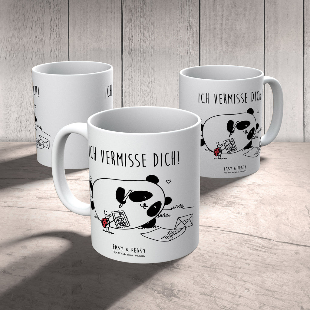 Tasse Easy & Peasy Vermissen  Becher, Kaffeetasse, Kaffeebecher, Tee, Frühstück, Büro  