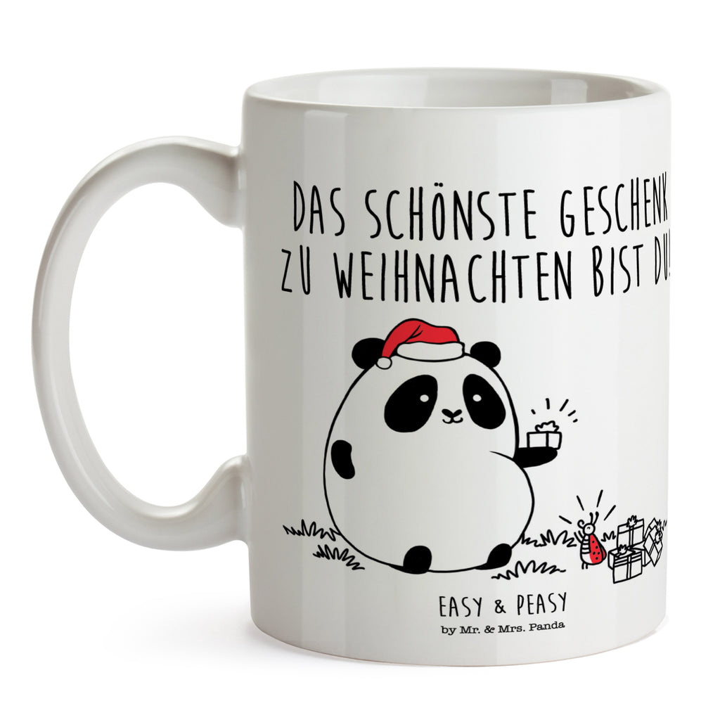 Tasse Easy & Peasy Weihnachtsgeschenk  Becher, Kaffeetasse, Kaffeebecher, Tee, Frühstück, Büro  