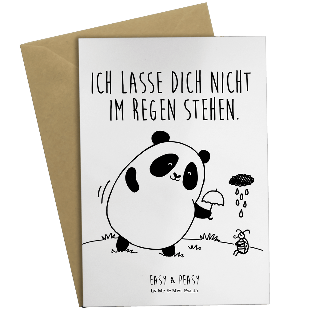 Grußkarte Easy & Peasy Zusammenhalt  Klappkarte, Einladungskarte, Glückwunschkarte, Hochzeitskarte, Geburtstagskarte, Karte  