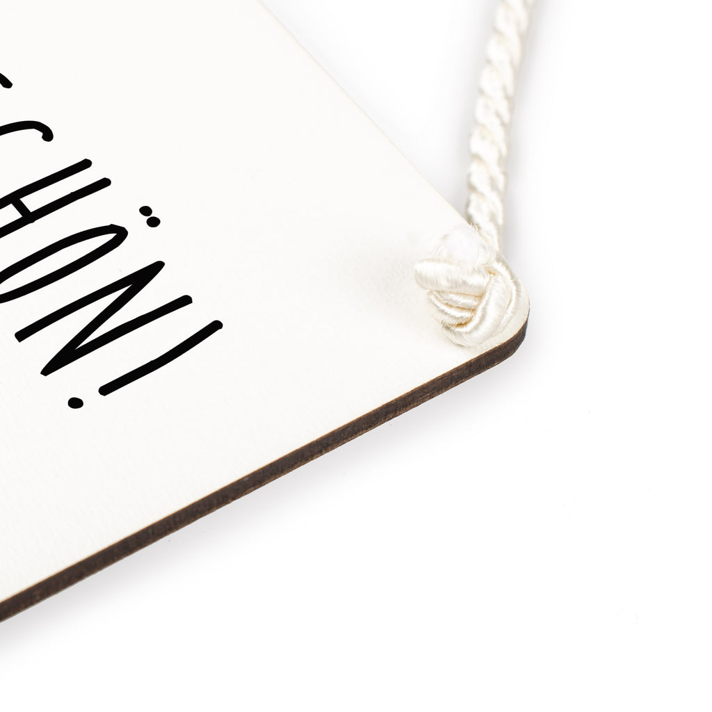 Deko Schild Easy & Peasy Dankeschön