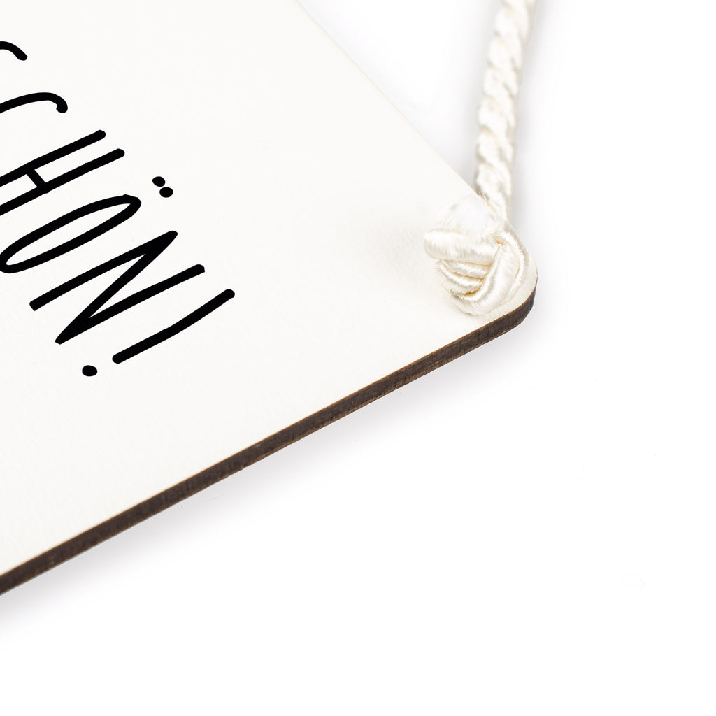 Deko Schild Easy & Peasy Dankeschön