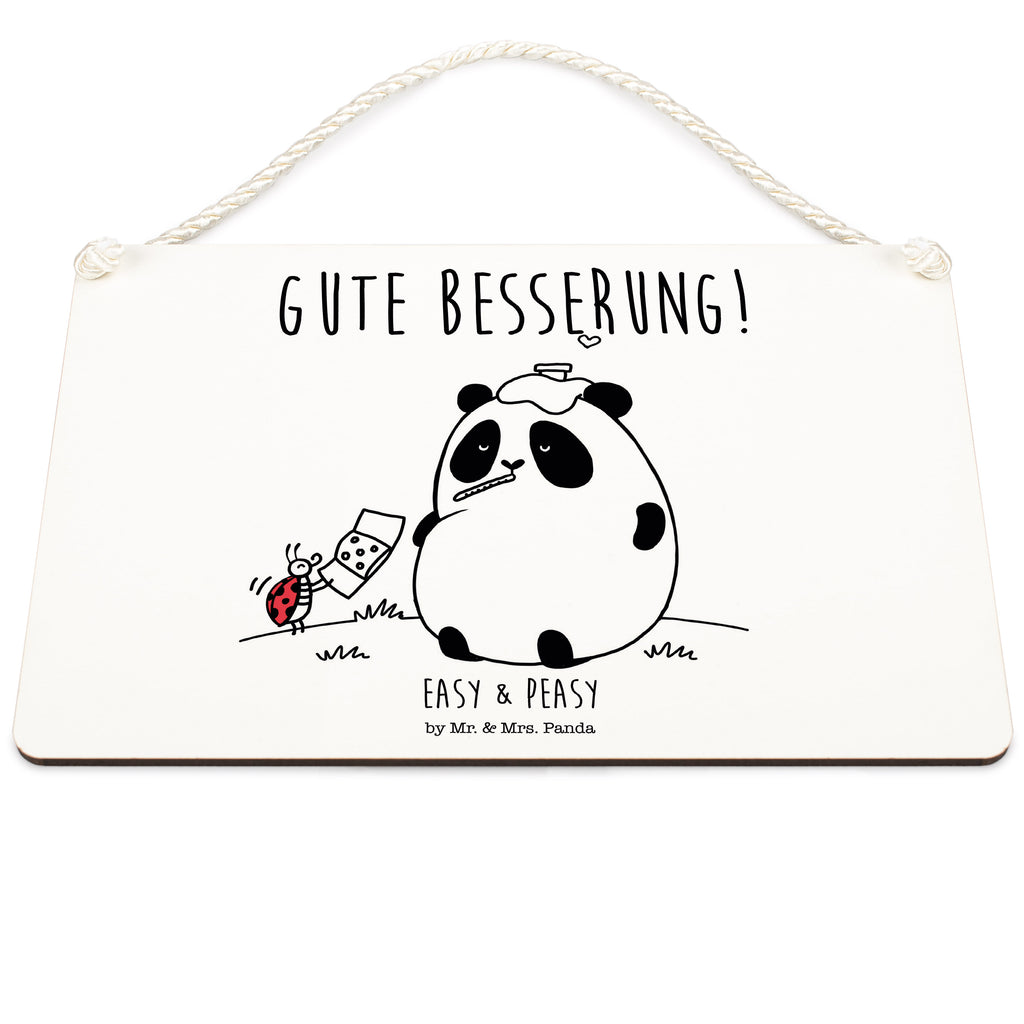 Deko Schild Easy & Peasy Gute Besserung