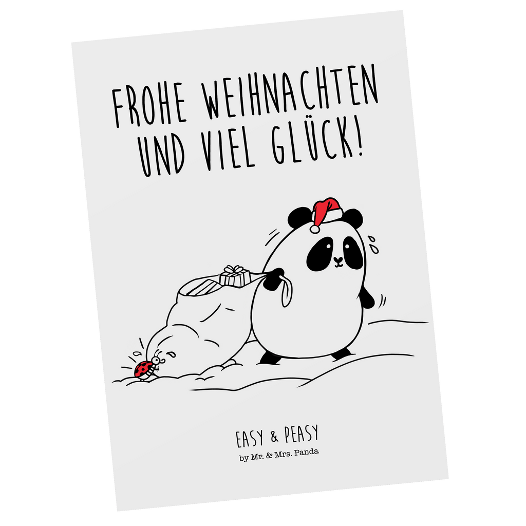 Postkarte Easy & Peasy Frohe Weihnachten  Geschenkkarte, Grußkarte, Karte, Einladung, Ansichtskarte, Geburtstagskarte, Einladungskarte  