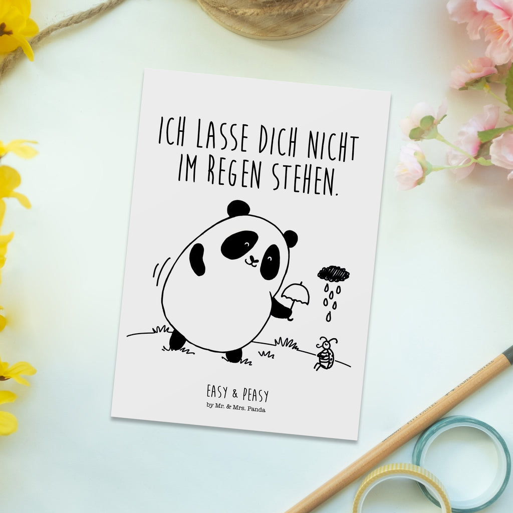 Postkarte Easy & Peasy Zusammenhalt  Geschenkkarte, Grußkarte, Karte, Einladung, Ansichtskarte, Geburtstagskarte, Einladungskarte  