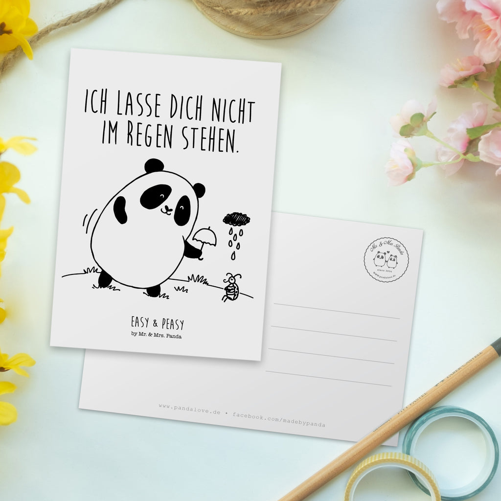 Postkarte Easy & Peasy Zusammenhalt  Geschenkkarte, Grußkarte, Karte, Einladung, Ansichtskarte, Geburtstagskarte, Einladungskarte  