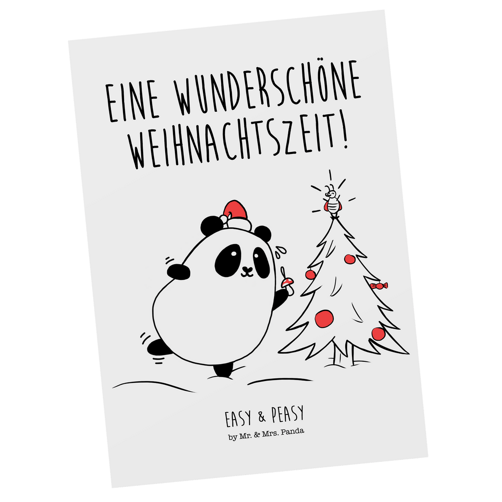 Postkarte Easy & Peasy Weihnachtszeit  Geschenkkarte, Grußkarte, Karte, Einladung, Ansichtskarte, Geburtstagskarte, Einladungskarte  