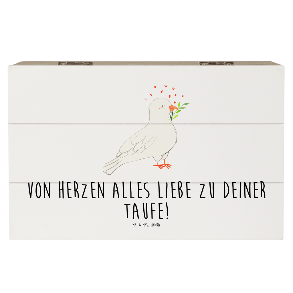 Holzkiste Taube Taufe Holzkiste, Kiste, Schatzkiste, Truhe, Schatulle, XXL, Erinnerungsbox, Erinnerungskiste, Dekokiste, Aufbewahrungsbox, Taufe, Taufgeschenk, Taufe Deko, zur Taufe