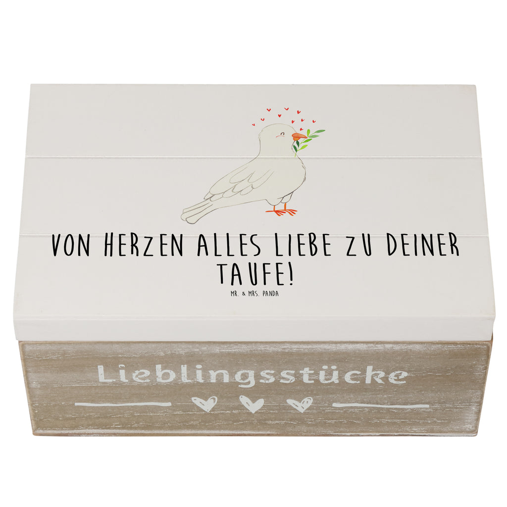 Holzkiste Taube Taufe Holzkiste, Kiste, Schatzkiste, Truhe, Schatulle, XXL, Erinnerungsbox, Erinnerungskiste, Dekokiste, Aufbewahrungsbox, Taufe, Taufgeschenk, Taufe Deko, zur Taufe