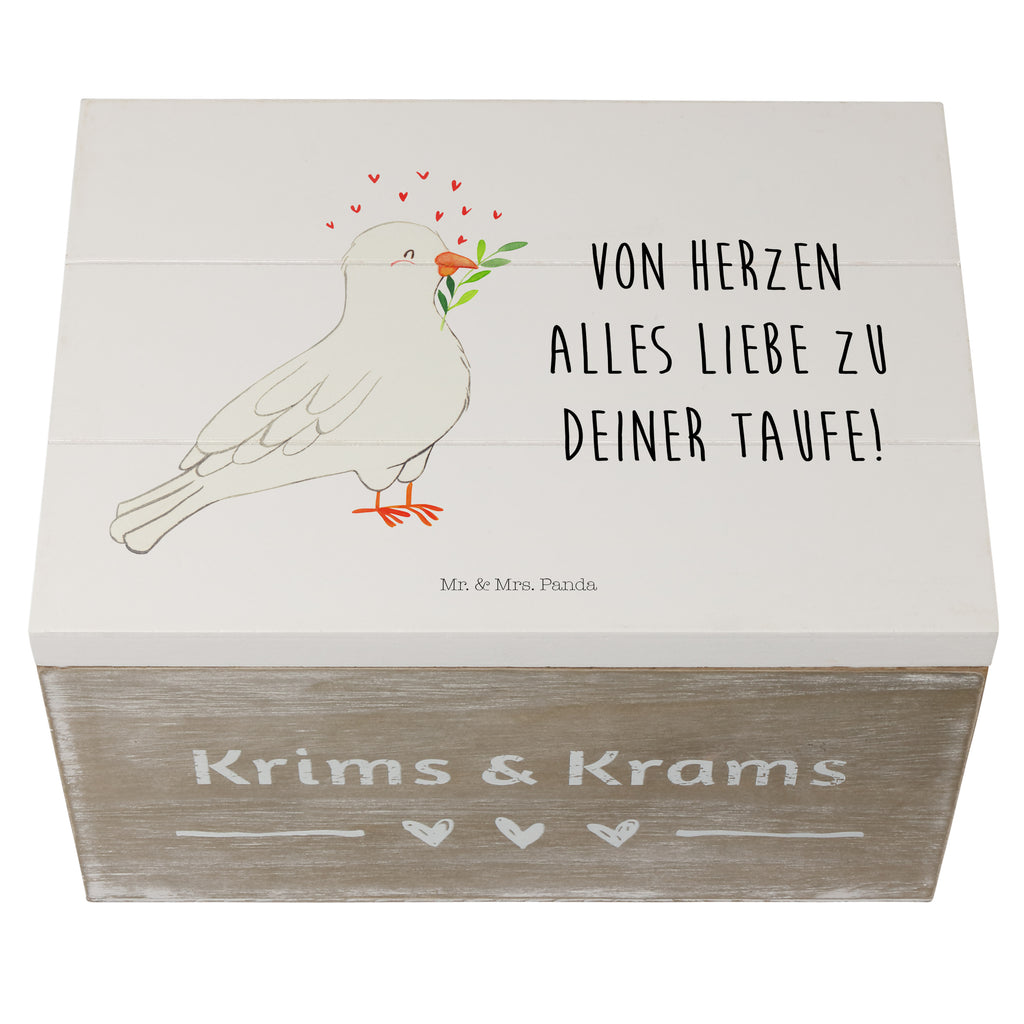 Holzkiste Taube Taufe Holzkiste, Kiste, Schatzkiste, Truhe, Schatulle, XXL, Erinnerungsbox, Erinnerungskiste, Dekokiste, Aufbewahrungsbox, Taufe, Taufgeschenk, Taufe Deko, zur Taufe
