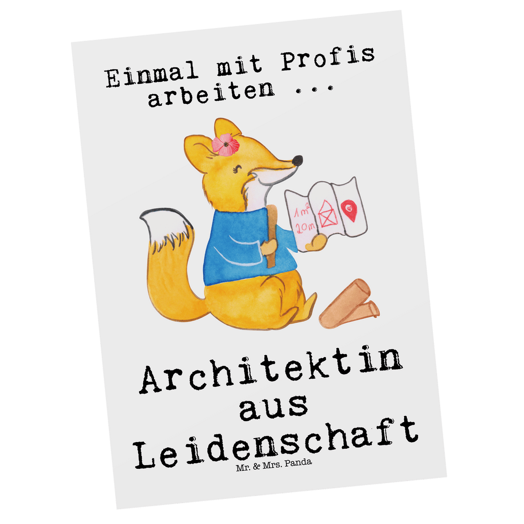Postkarte Architektin aus Leidenschaft Geschenkkarte, Grußkarte, Karte, Einladung, Ansichtskarte, Geburtstagskarte, Einladungskarte, Dankeskarte, Beruf, Ausbildung, Jubiläum, Abschied, Rente, Kollege, Kollegin, Geschenk, Schenken, Arbeitskollege, Mitarbeiter, Firma, Danke, Dankeschön, Architektin, Innenarchitektin, Architekturbüro