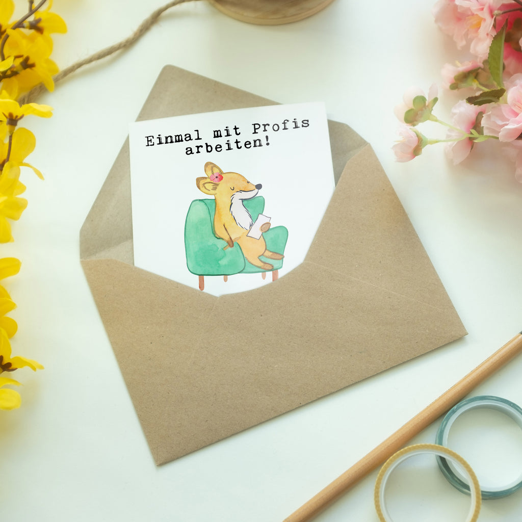 Grußkarte Therapeutin aus Leidenschaft Klappkarte, Einladungskarte, Glückwunschkarte, Hochzeitskarte, Geburtstagskarte, Karte, Beruf, Ausbildung, Jubiläum, Abschied, Rente, Kollege, Kollegin, Geschenk, Schenken, Arbeitskollege, Mitarbeiter, Firma, Danke, Dankeschön