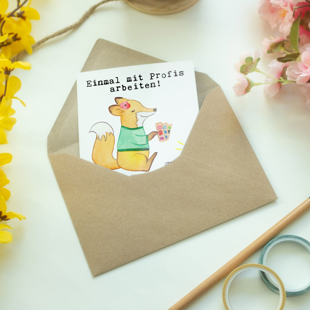 Grußkarte Mediengestalterin aus Leidenschaft Klappkarte, Einladungskarte, Glückwunschkarte, Hochzeitskarte, Geburtstagskarte, Karte, Beruf, Ausbildung, Jubiläum, Abschied, Rente, Kollege, Kollegin, Geschenk, Schenken, Arbeitskollege, Mitarbeiter, Firma, Danke, Dankeschön, Grafikerin, Designer, Mediengestalter, Grafikdesignerin