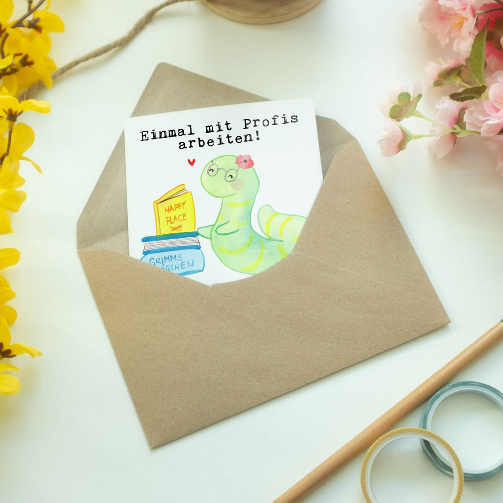 Grußkarte Bibliothekarin aus Leidenschaft Klappkarte, Einladungskarte, Glückwunschkarte, Hochzeitskarte, Geburtstagskarte, Karte, Beruf, Ausbildung, Jubiläum, Abschied, Rente, Kollege, Kollegin, Geschenk, Schenken, Arbeitskollege, Mitarbeiter, Firma, Danke, Dankeschön, Bibliothekarin, Buchhandlung, Bibliothek, Bücherwurm, Leseratte, Bücherliebe