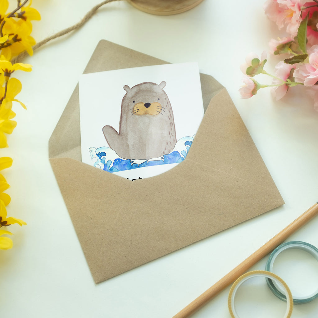 Grußkarte Schwimmlehrer mit Herz Klappkarte, Einladungskarte, Glückwunschkarte, Hochzeitskarte, Geburtstagskarte, Karte, Beruf, Ausbildung, Jubiläum, Abschied, Rente, Kollege, Kollegin, Geschenk, Schenken, Arbeitskollege, Mitarbeiter, Firma, Danke, Dankeschön, Schwimmlehrer, Schwimmbad, Schwimmschule, Schwimmverein, Schwimmkurs