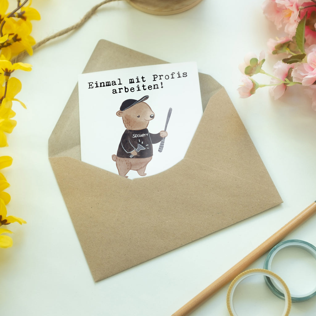 Grußkarte Personenschützer aus Leidenschaft Klappkarte, Einladungskarte, Glückwunschkarte, Hochzeitskarte, Geburtstagskarte, Karte, Beruf, Ausbildung, Jubiläum, Abschied, Rente, Kollege, Kollegin, Geschenk, Schenken, Arbeitskollege, Mitarbeiter, Firma, Danke, Dankeschön, Bodyguard, Personenschützer