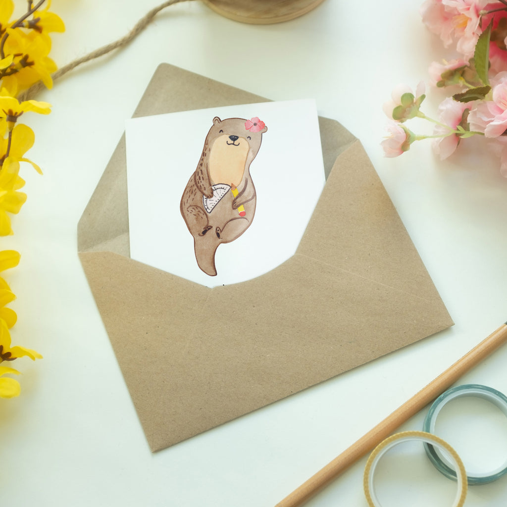 Grußkarte Technische Produktdesignerin mit Herz Klappkarte, Einladungskarte, Glückwunschkarte, Hochzeitskarte, Geburtstagskarte, Karte, Beruf, Ausbildung, Jubiläum, Abschied, Rente, Kollege, Kollegin, Geschenk, Schenken, Arbeitskollege, Mitarbeiter, Firma, Danke, Dankeschön