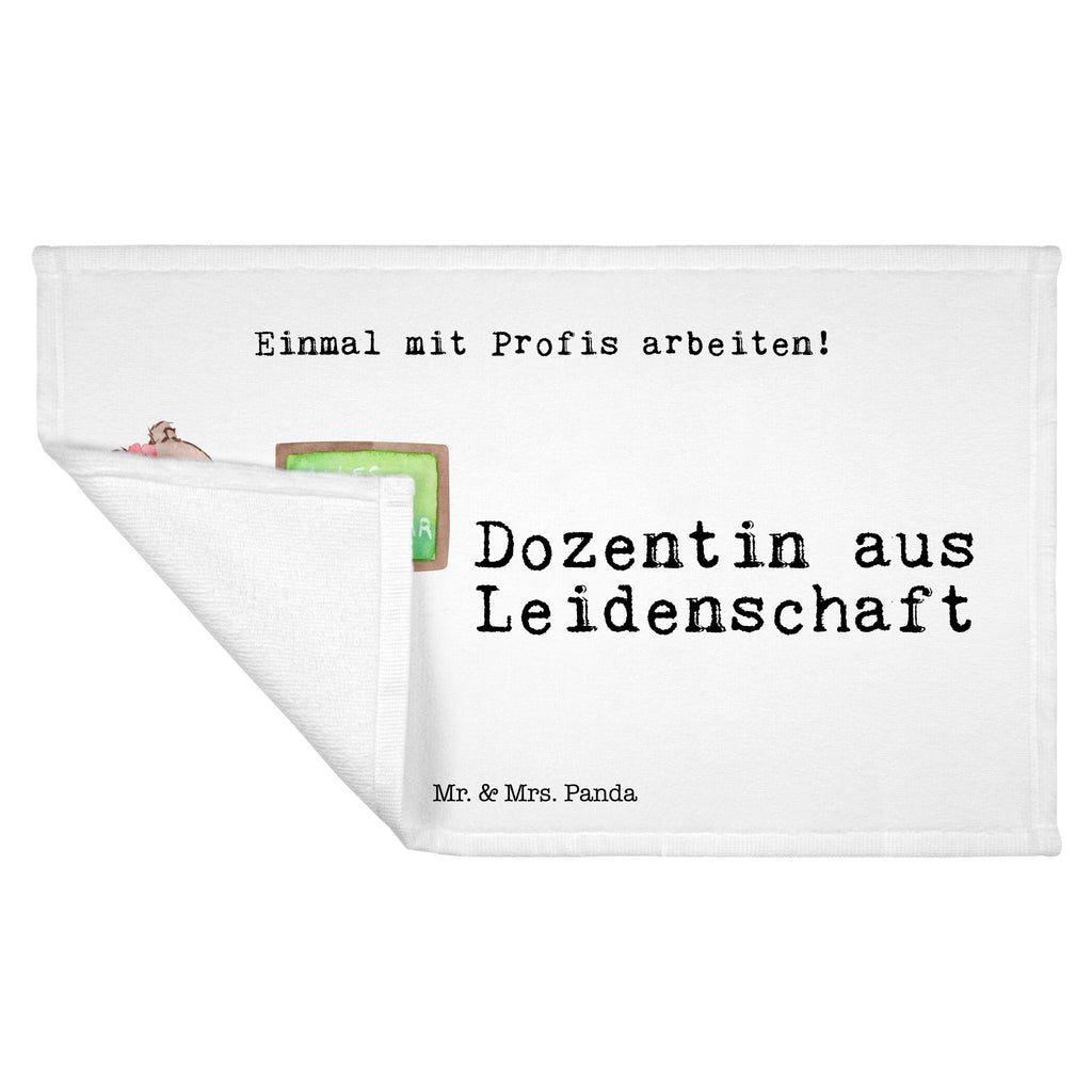 Gäste Handtuch Dozentin aus Leidenschaft Gästetuch, Reisehandtuch, Sport Handtuch, Frottier, Kinder Handtuch, Beruf, Ausbildung, Jubiläum, Abschied, Rente, Kollege, Kollegin, Geschenk, Schenken, Arbeitskollege, Mitarbeiter, Firma, Danke, Dankeschön, Dozentin, Professorin, Universität, Vorlesung, Tutorin, Akademikerin, Uni, Unterricht