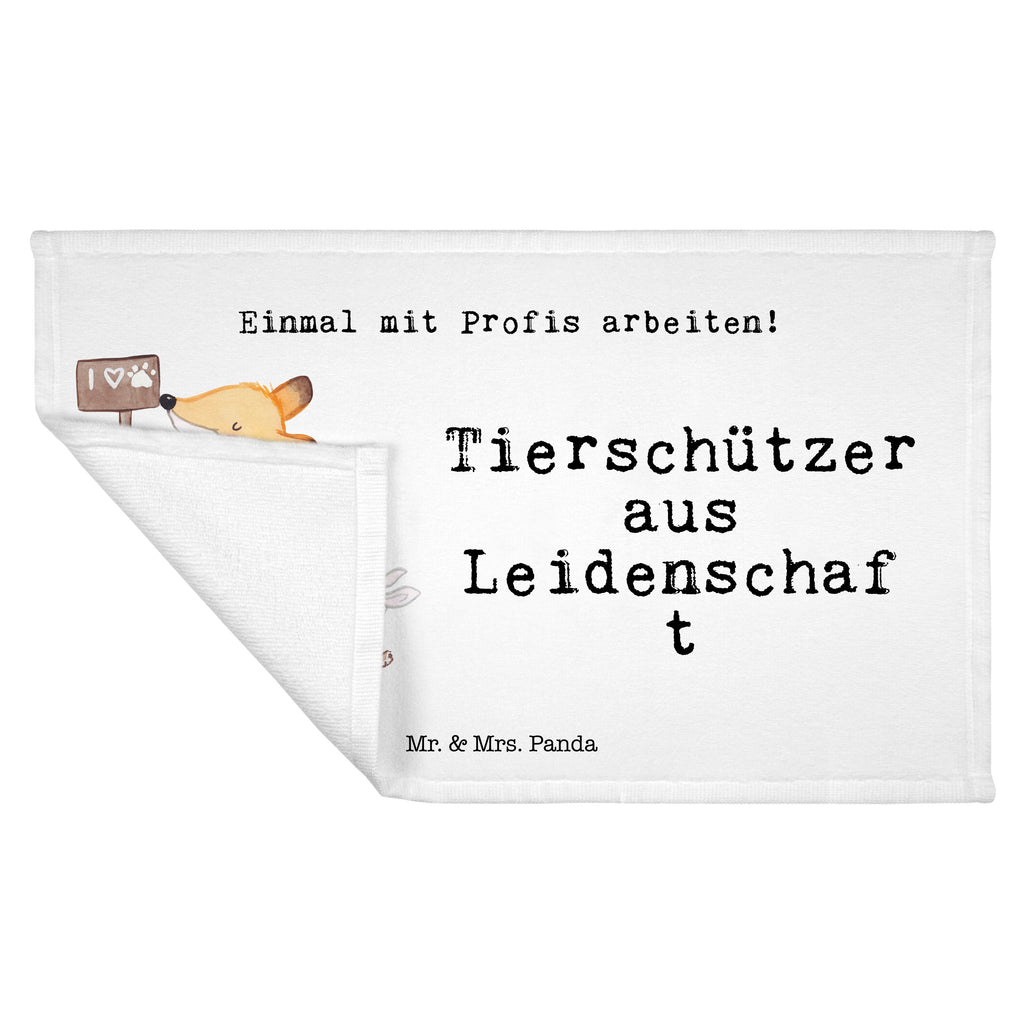 Gäste Handtuch Tierschützer aus Leidenschaft Gästetuch, Reisehandtuch, Sport Handtuch, Frottier, Kinder Handtuch, Beruf, Ausbildung, Jubiläum, Abschied, Rente, Kollege, Kollegin, Geschenk, Schenken, Arbeitskollege, Mitarbeiter, Firma, Danke, Dankeschön