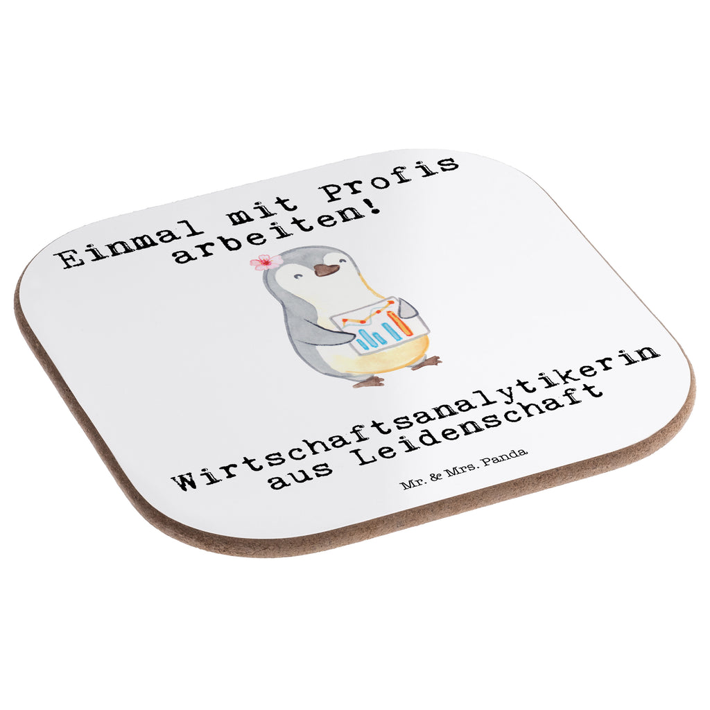 Quadratische Untersetzer Wirtschaftsanalytikerin aus Leidenschaft Bierdeckel, Glasuntersetzer, Untersetzer Gläser, Getränkeuntersetzer, Beruf, Ausbildung, Jubiläum, Abschied, Rente, Kollege, Kollegin, Geschenk, Schenken, Arbeitskollege, Mitarbeiter, Firma, Danke, Dankeschön