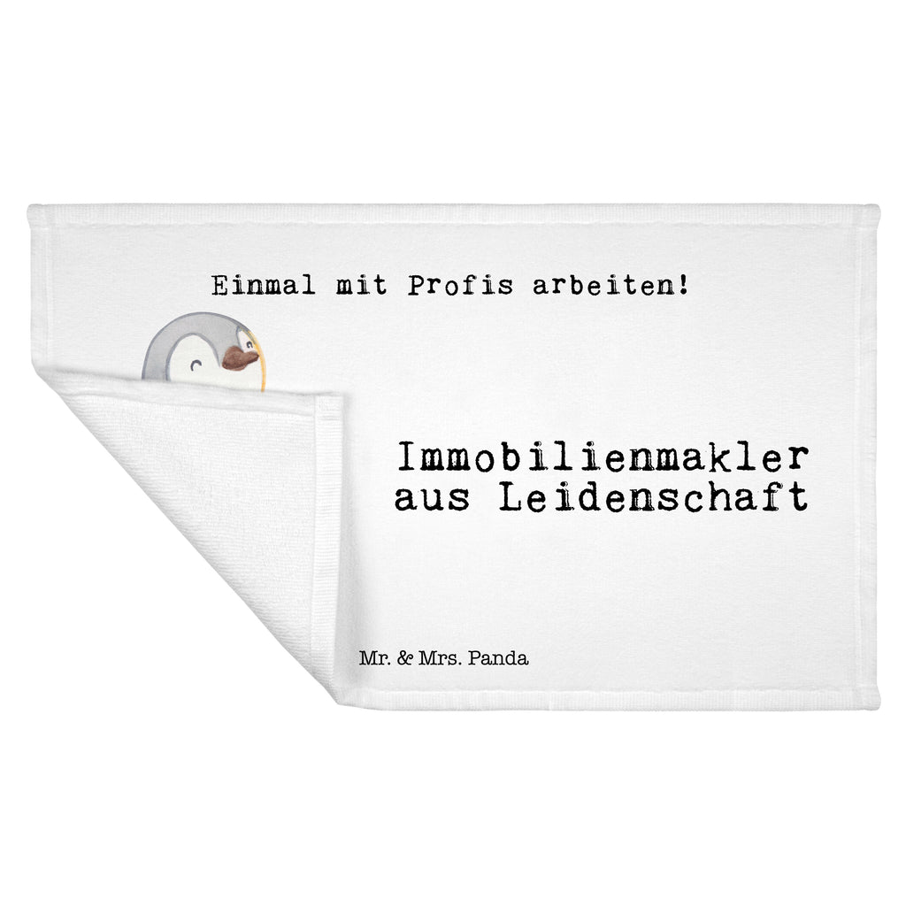 Gäste Handtuch Immobilienmakler aus Leidenschaft Gästetuch, Reisehandtuch, Sport Handtuch, Frottier, Kinder Handtuch, Beruf, Ausbildung, Jubiläum, Abschied, Rente, Kollege, Kollegin, Geschenk, Schenken, Arbeitskollege, Mitarbeiter, Firma, Danke, Dankeschön, Immobilienmakler, Immobilienhändler, Immobilienkaufmann, Immobilienbüro