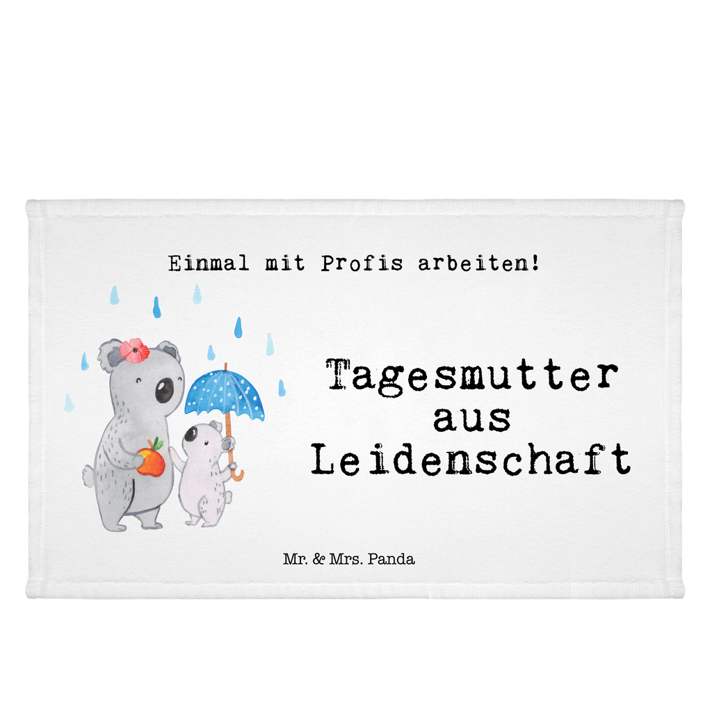 Gäste Handtuch Tagesmutter aus Leidenschaft Gästetuch, Reisehandtuch, Sport Handtuch, Frottier, Kinder Handtuch, Beruf, Ausbildung, Jubiläum, Abschied, Rente, Kollege, Kollegin, Geschenk, Schenken, Arbeitskollege, Mitarbeiter, Firma, Danke, Dankeschön