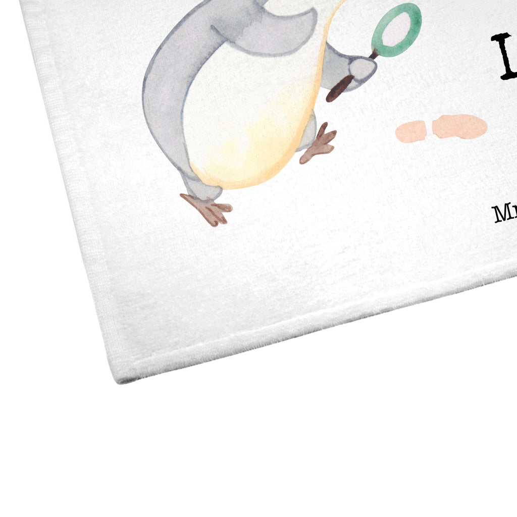 Gäste Handtuch Detektivin aus Leidenschaft Gästetuch, Reisehandtuch, Sport Handtuch, Frottier, Kinder Handtuch, Beruf, Ausbildung, Jubiläum, Abschied, Rente, Kollege, Kollegin, Geschenk, Schenken, Arbeitskollege, Mitarbeiter, Firma, Danke, Dankeschön, Detektivin, Ermittlerin, Agentin, Privatdetektei, Berufsdetektivin, Wirtschaftsdetektei, Detektivausbildung, Spurensuche