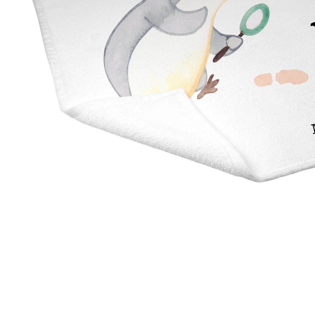 Gäste Handtuch Detektivin aus Leidenschaft Gästetuch, Reisehandtuch, Sport Handtuch, Frottier, Kinder Handtuch, Beruf, Ausbildung, Jubiläum, Abschied, Rente, Kollege, Kollegin, Geschenk, Schenken, Arbeitskollege, Mitarbeiter, Firma, Danke, Dankeschön, Detektivin, Ermittlerin, Agentin, Privatdetektei, Berufsdetektivin, Wirtschaftsdetektei, Detektivausbildung, Spurensuche