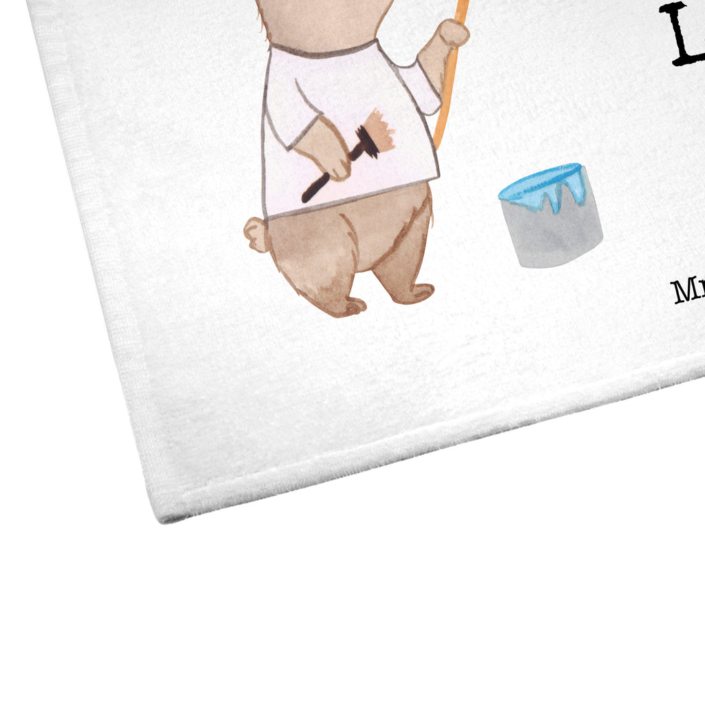 Gäste Handtuch Malerin aus Leidenschaft Gästetuch, Reisehandtuch, Sport Handtuch, Frottier, Kinder Handtuch, Beruf, Ausbildung, Jubiläum, Abschied, Rente, Kollege, Kollegin, Geschenk, Schenken, Arbeitskollege, Mitarbeiter, Firma, Danke, Dankeschön, Maler, Malermeisterin, Gesellenprüfung, Meisterprüfung, Malerbetrieb