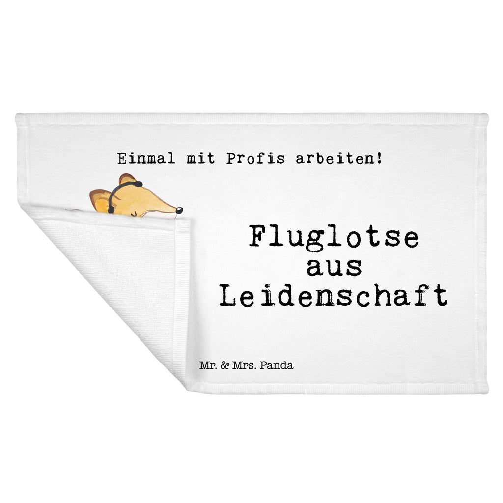 Gäste Handtuch Fluglotse aus Leidenschaft Gästetuch, Reisehandtuch, Sport Handtuch, Frottier, Kinder Handtuch, Beruf, Ausbildung, Jubiläum, Abschied, Rente, Kollege, Kollegin, Geschenk, Schenken, Arbeitskollege, Mitarbeiter, Firma, Danke, Dankeschön, Fluglotse, Flugverkehrsleiter, Luftfahrtpersonal, Flugsicherung