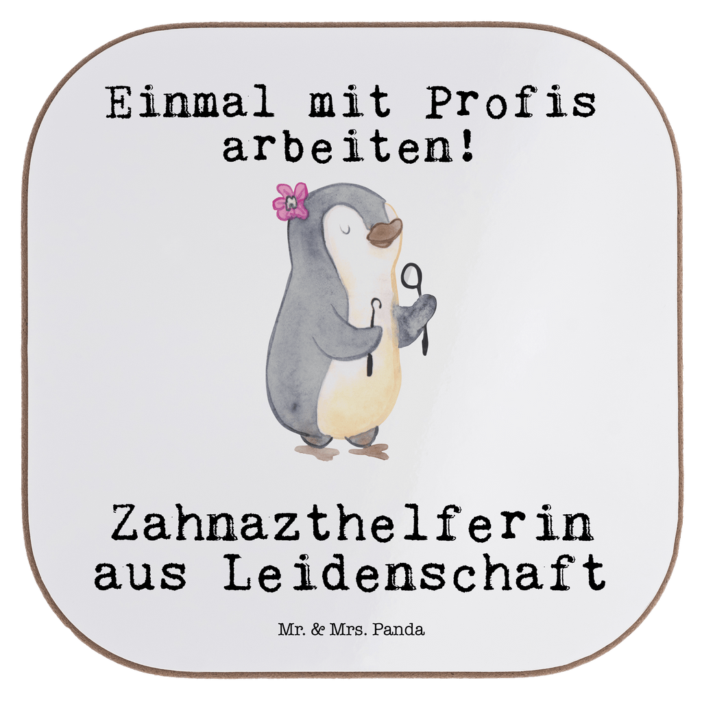 Quadratische Untersetzer Zahnarzthelferin aus Leidenschaft Bierdeckel, Glasuntersetzer, Untersetzer Gläser, Getränkeuntersetzer, Beruf, Ausbildung, Jubiläum, Abschied, Rente, Kollege, Kollegin, Geschenk, Schenken, Arbeitskollege, Mitarbeiter, Firma, Danke, Dankeschön