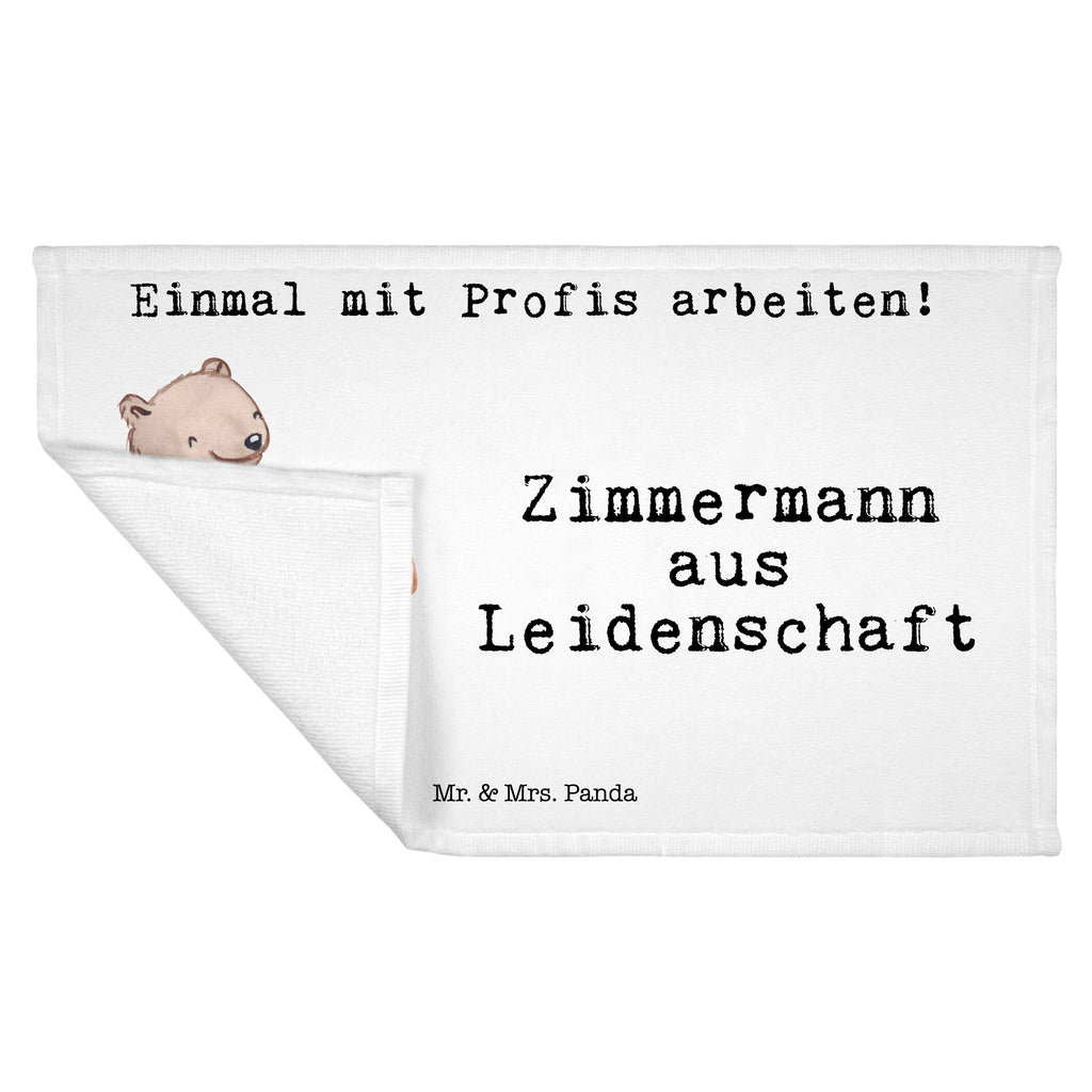 Gäste Handtuch Zimmermann aus Leidenschaft Gästetuch, Reisehandtuch, Sport Handtuch, Frottier, Kinder Handtuch, Beruf, Ausbildung, Jubiläum, Abschied, Rente, Kollege, Kollegin, Geschenk, Schenken, Arbeitskollege, Mitarbeiter, Firma, Danke, Dankeschön