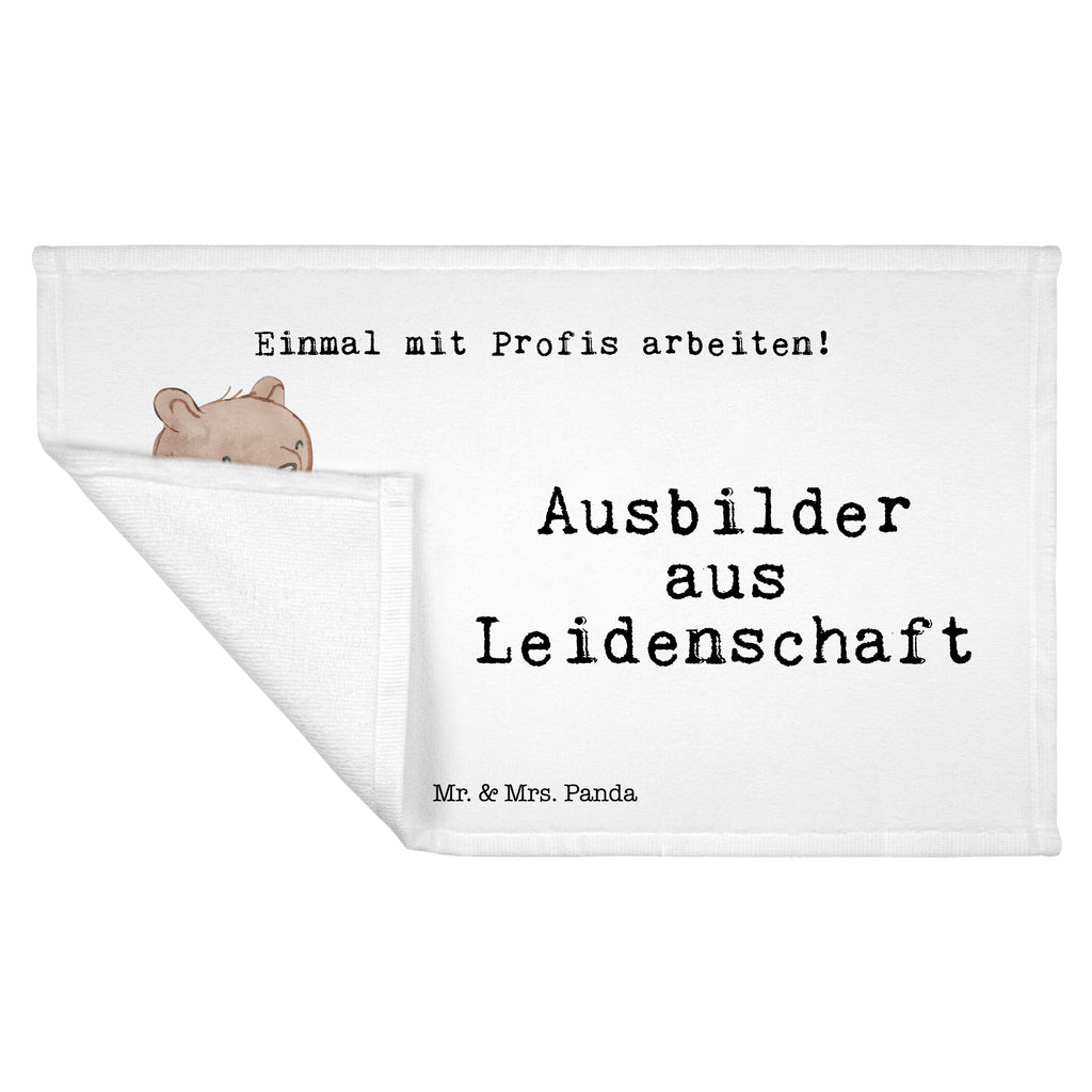 Gäste Handtuch Ausbilder aus Leidenschaft Gästetuch, Reisehandtuch, Sport Handtuch, Frottier, Kinder Handtuch, Beruf, Ausbildung, Jubiläum, Abschied, Rente, Kollege, Kollegin, Geschenk, Schenken, Arbeitskollege, Mitarbeiter, Firma, Danke, Dankeschön, Ausbilder, Tutor, Ausbilderprüfung