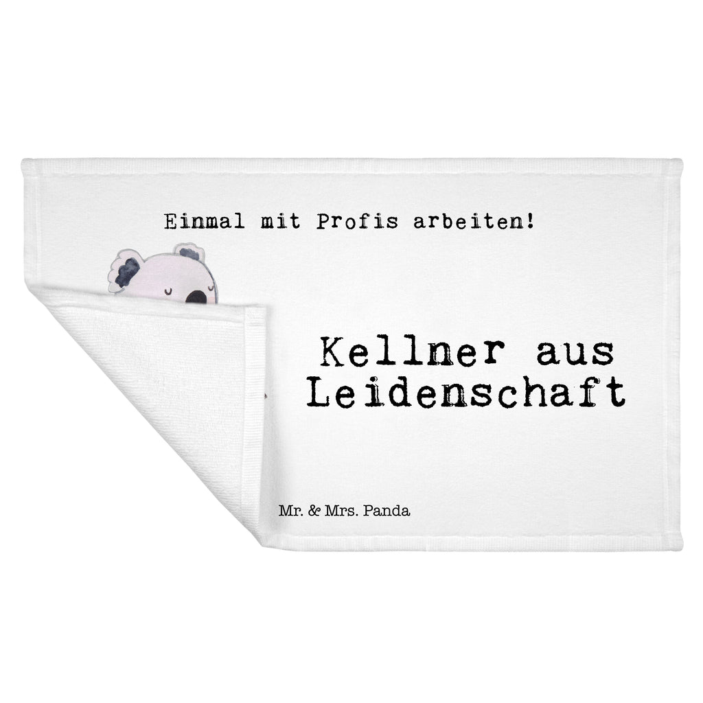 Gäste Handtuch Kellner aus Leidenschaft Gästetuch, Reisehandtuch, Sport Handtuch, Frottier, Kinder Handtuch, Beruf, Ausbildung, Jubiläum, Abschied, Rente, Kollege, Kollegin, Geschenk, Schenken, Arbeitskollege, Mitarbeiter, Firma, Danke, Dankeschön, Kellner, Servicekraft, Restaurant, Ober