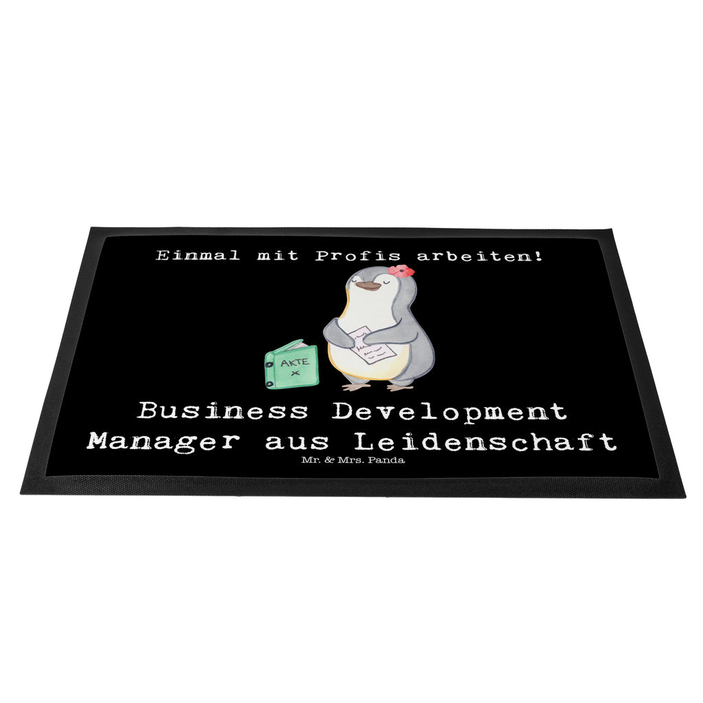 Fußmatte Business Development Manager aus Leidenschaft  Türvorleger, Schmutzmatte, Fußabtreter, Matte, Schmutzfänger, Fußabstreifer, Schmutzfangmatte, Türmatte, Motivfußmatte,  Haustürmatte, Vorleger  Beruf, Ausbildung, Jubiläum, Abschied, Rente, Kollege, Kollegin, Geschenk, Schenken, Arbeitskollege, Mitarbeiter, Firma, Danke, Dankeschön