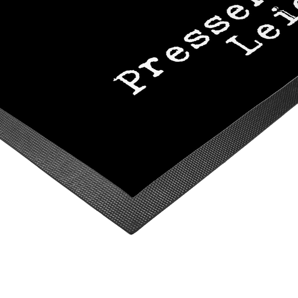 Fußmatte Pressereferentin aus Leidenschaft Pressereferentin, Pressemitarbeiterin, Presseagentur, Studium,  Türvorleger, Schmutzmatte, Fußabtreter, Matte, Schmutzfänger, Fußabstreifer, Schmutzfangmatte, Türmatte, Motivfußmatte,  Haustürmatte, Vorleger  Beruf, Ausbildung, Jubiläum, Abschied, Rente, Kollege, Kollegin, Geschenk, Schenken, Arbeitskollege, Mitarbeiter, Firma, Danke, Dankeschön