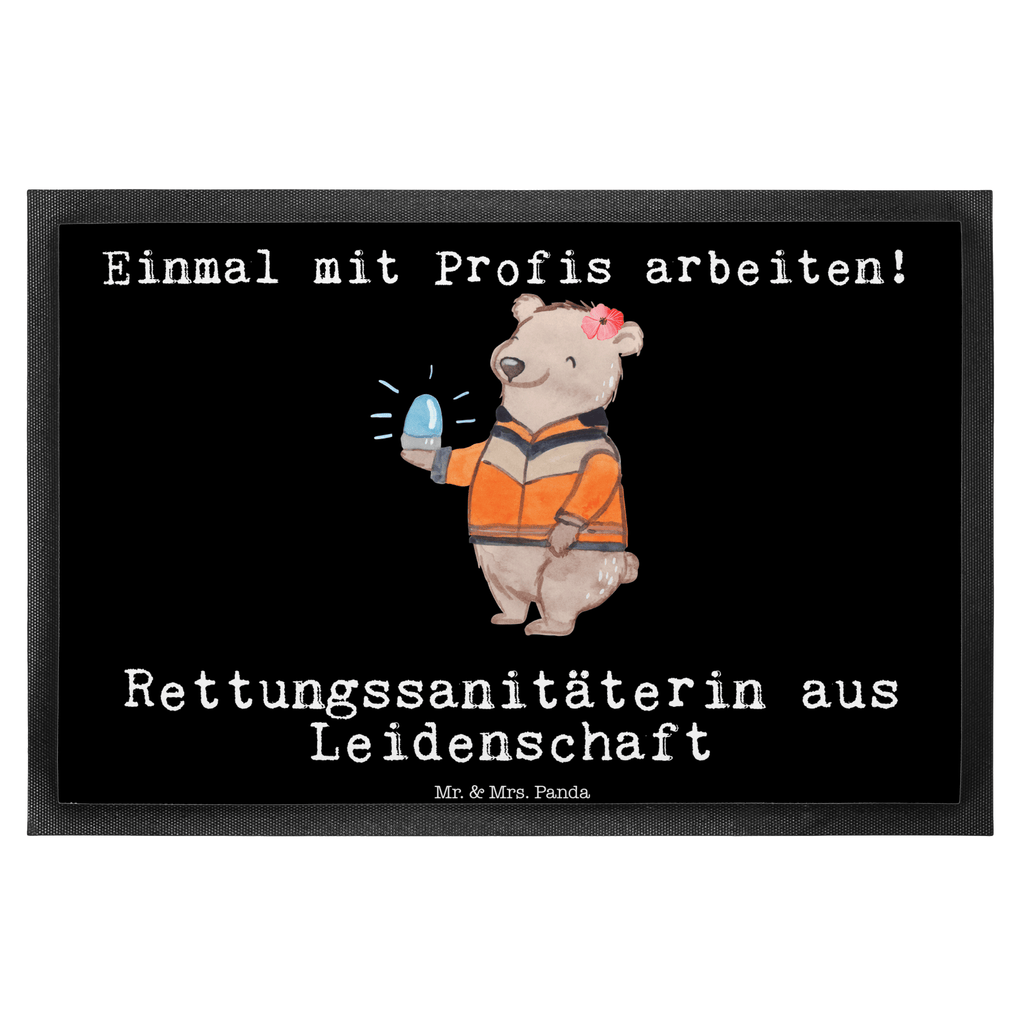 Fußmatte Rettungssanitäterin aus Leidenschaft Türvorleger, Schmutzmatte, Fußabtreter, Matte, Schmutzfänger, Fußabstreifer, Schmutzfangmatte, Türmatte, Motivfußmatte, Haustürmatte, Vorleger, Beruf, Ausbildung, Jubiläum, Abschied, Rente, Kollege, Kollegin, Geschenk, Schenken, Arbeitskollege, Mitarbeiter, Firma, Danke, Dankeschön