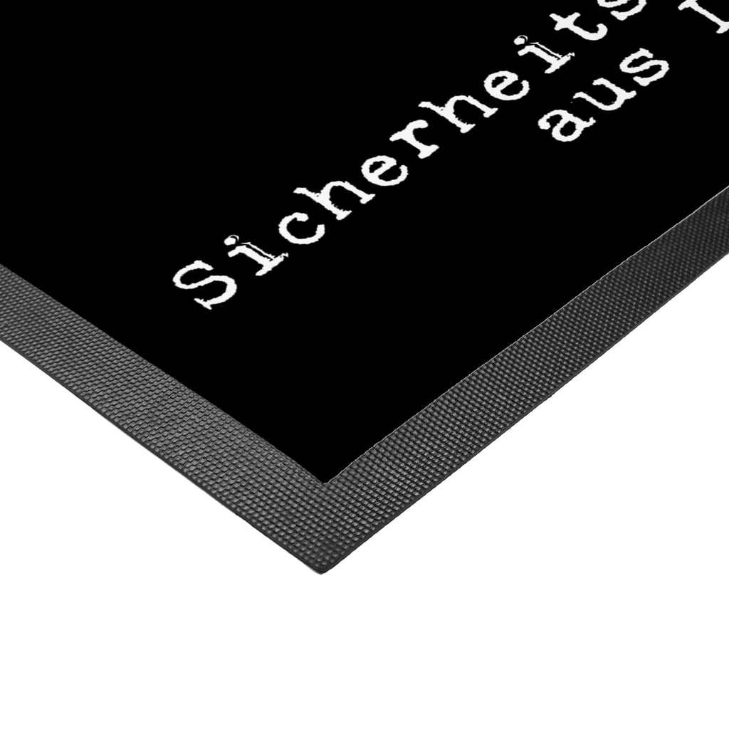 Fußmatte Sicherheitsdienstmitarbeiterin aus Leidenschaft  Türvorleger, Schmutzmatte, Fußabtreter, Matte, Schmutzfänger, Fußabstreifer, Schmutzfangmatte, Türmatte, Motivfußmatte,  Haustürmatte, Vorleger  Beruf, Ausbildung, Jubiläum, Abschied, Rente, Kollege, Kollegin, Geschenk, Schenken, Arbeitskollege, Mitarbeiter, Firma, Danke, Dankeschön