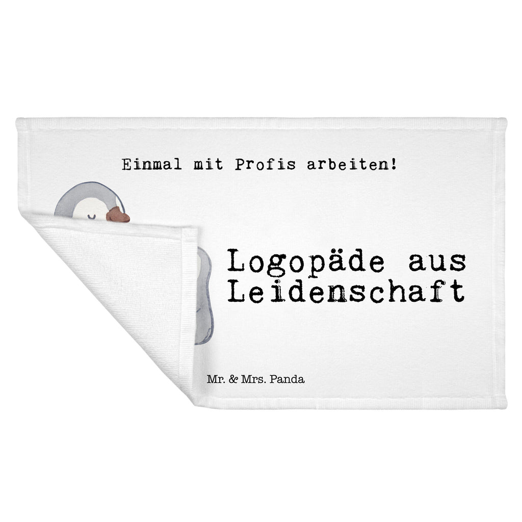 Gäste Handtuch Logopäde aus Leidenschaft Gästetuch, Reisehandtuch, Sport Handtuch, Frottier, Kinder Handtuch, Beruf, Ausbildung, Jubiläum, Abschied, Rente, Kollege, Kollegin, Geschenk, Schenken, Arbeitskollege, Mitarbeiter, Firma, Danke, Dankeschön, Logopäde, Logopädie, Studium