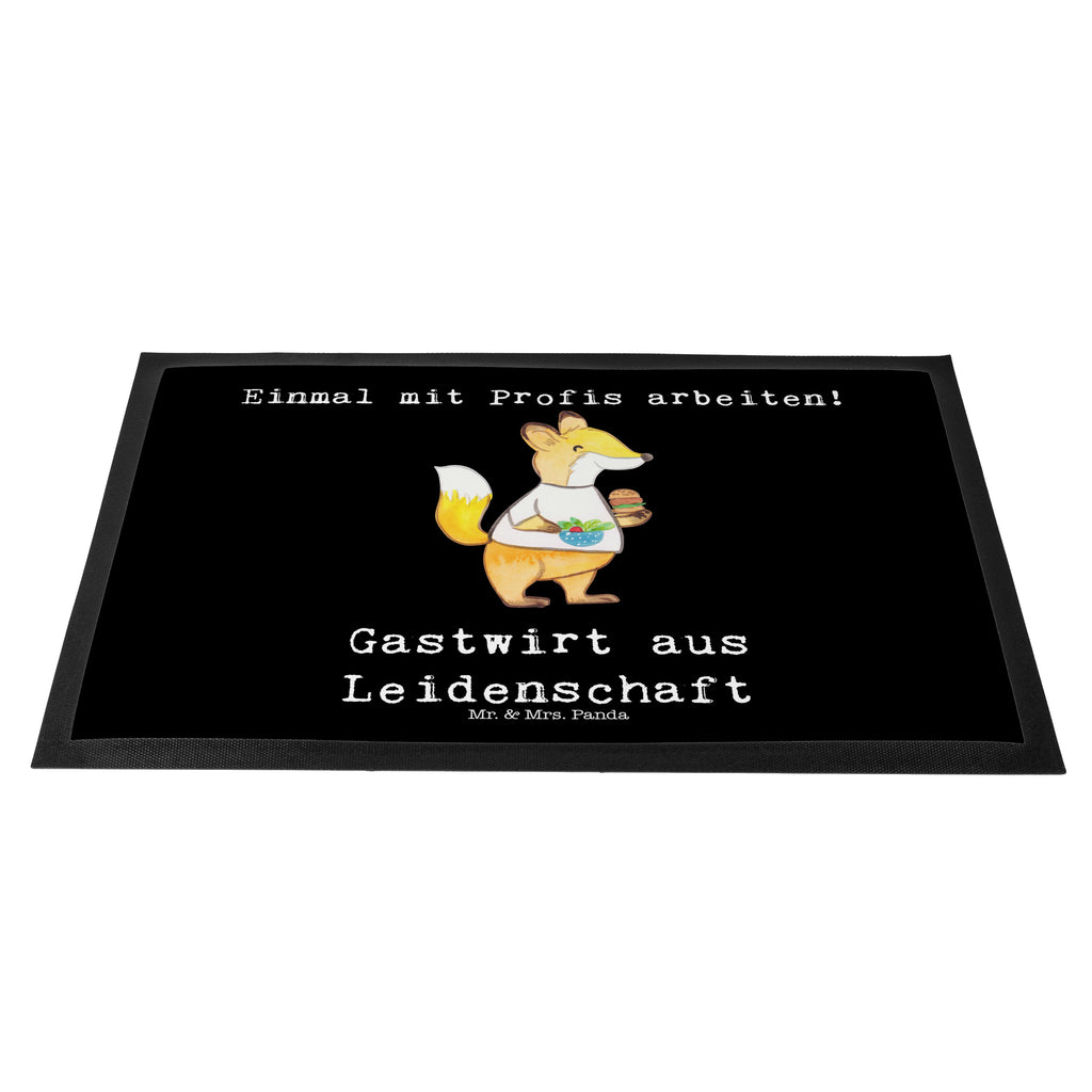 Fußmatte Gastwirt aus Leidenschaft Kneipenwirt, Gastwirt, Gaststätte, Kneipe, Eröffnung, Barkeeper, Bartender, Rum, Bar Türvorleger, Schmutzmatte, Fußabtreter, Matte, Schmutzfänger, Fußabstreifer, Schmutzfangmatte, Türmatte, Motivfußmatte,  Haustürmatte, Vorleger  Beruf, Ausbildung, Jubiläum, Abschied, Rente, Kollege, Kollegin, Geschenk, Schenken, Arbeitskollege, Mitarbeiter, Firma, Danke, Dankeschön