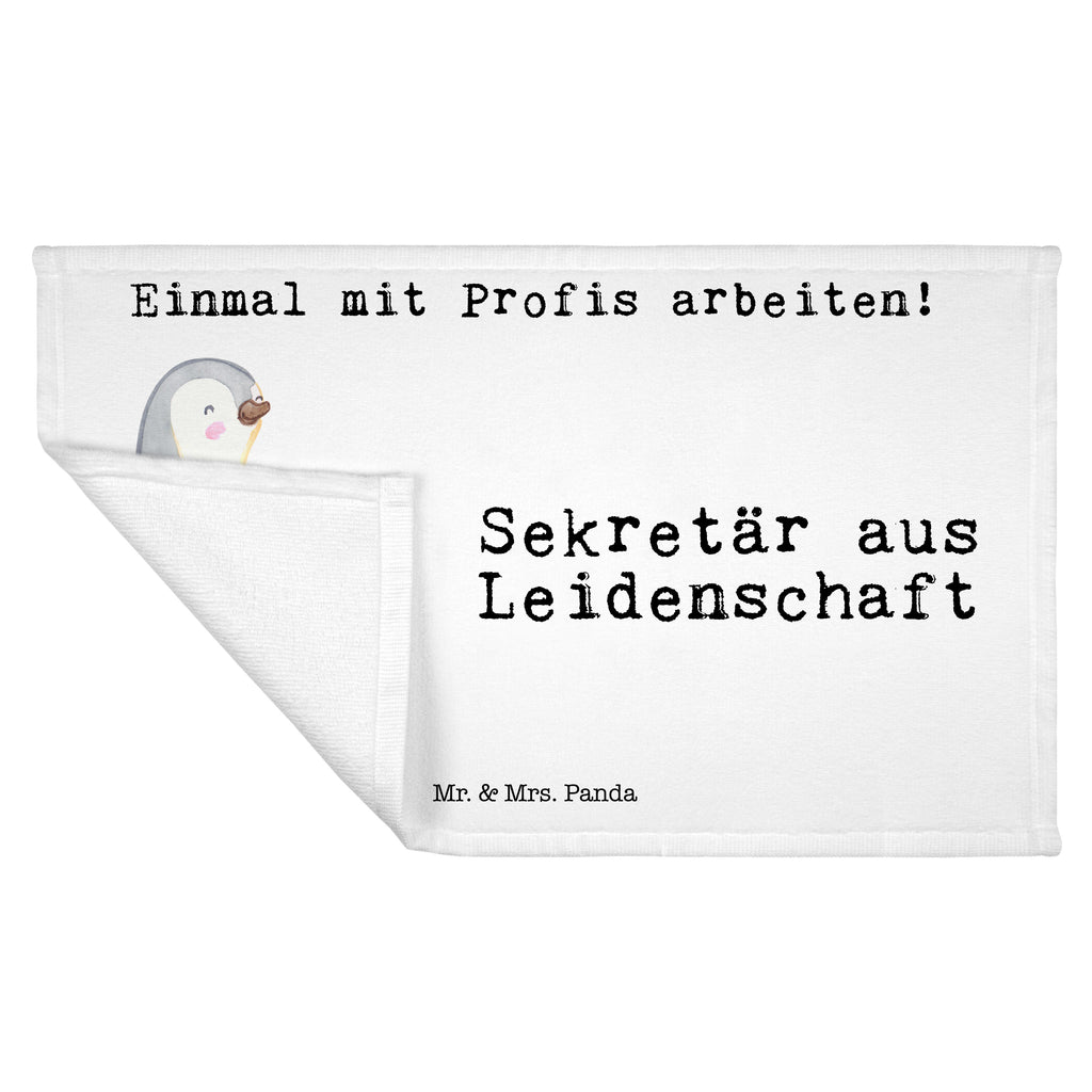 Gäste Handtuch Sekretär aus Leidenschaft Gästetuch, Reisehandtuch, Sport Handtuch, Frottier, Kinder Handtuch, Beruf, Ausbildung, Jubiläum, Abschied, Rente, Kollege, Kollegin, Geschenk, Schenken, Arbeitskollege, Mitarbeiter, Firma, Danke, Dankeschön