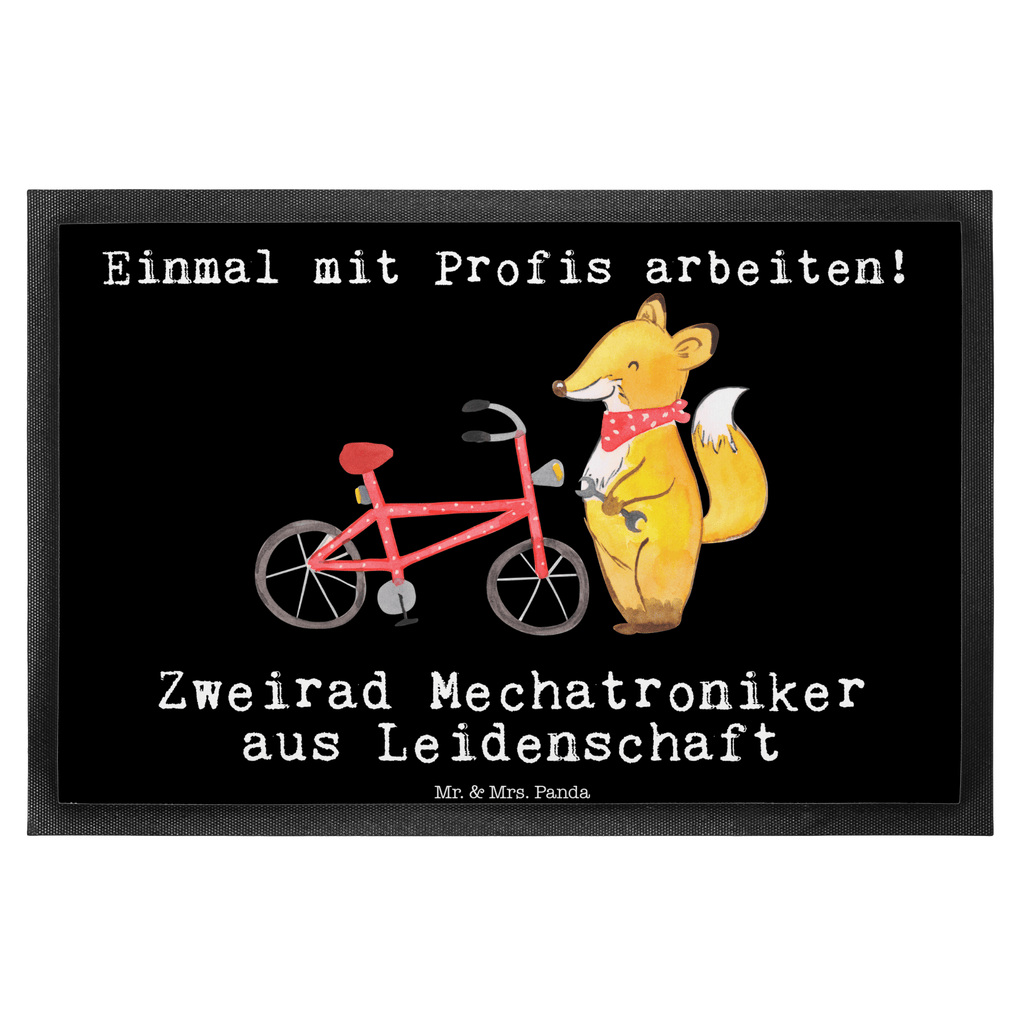 Fußmatte Zweirad Mechatroniker aus Leidenschaft  Türvorleger, Schmutzmatte, Fußabtreter, Matte, Schmutzfänger, Fußabstreifer, Schmutzfangmatte, Türmatte, Motivfußmatte,  Haustürmatte, Vorleger  Beruf, Ausbildung, Jubiläum, Abschied, Rente, Kollege, Kollegin, Geschenk, Schenken, Arbeitskollege, Mitarbeiter, Firma, Danke, Dankeschön